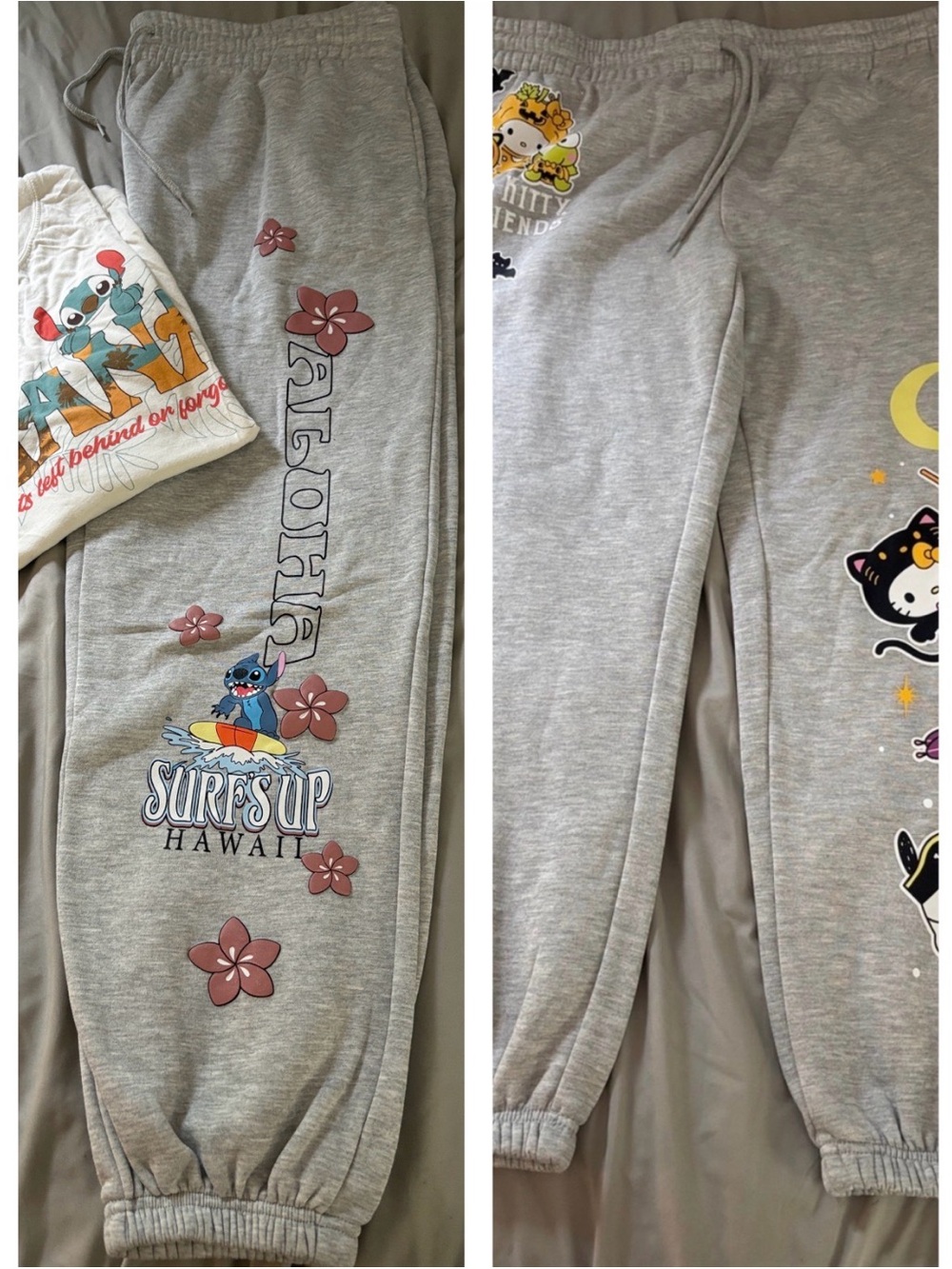 Stitch Set + Jello Kitty joggers